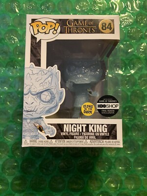 Funko Pop GOT HBO Exclusive Glow in the Dark Crystal Night King with Dagger Rare