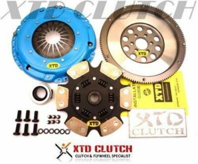 XTD STAGE 4 UNSPRUNG CLUTCH + FLYWHEEL KIT JETTA GOLF 1.8T 1.9L 2800LB *SPRUNG