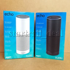 NEW Amazon Echo Bluetooth Wi-Fi Smart Speaker with Alexa 1st Gen Black or White