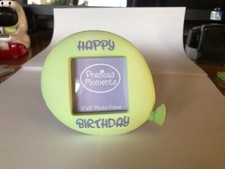 Precious Moments BIRTHDAY BALLOON Baby 1st Birthday Photo Frame 634032 GREEN