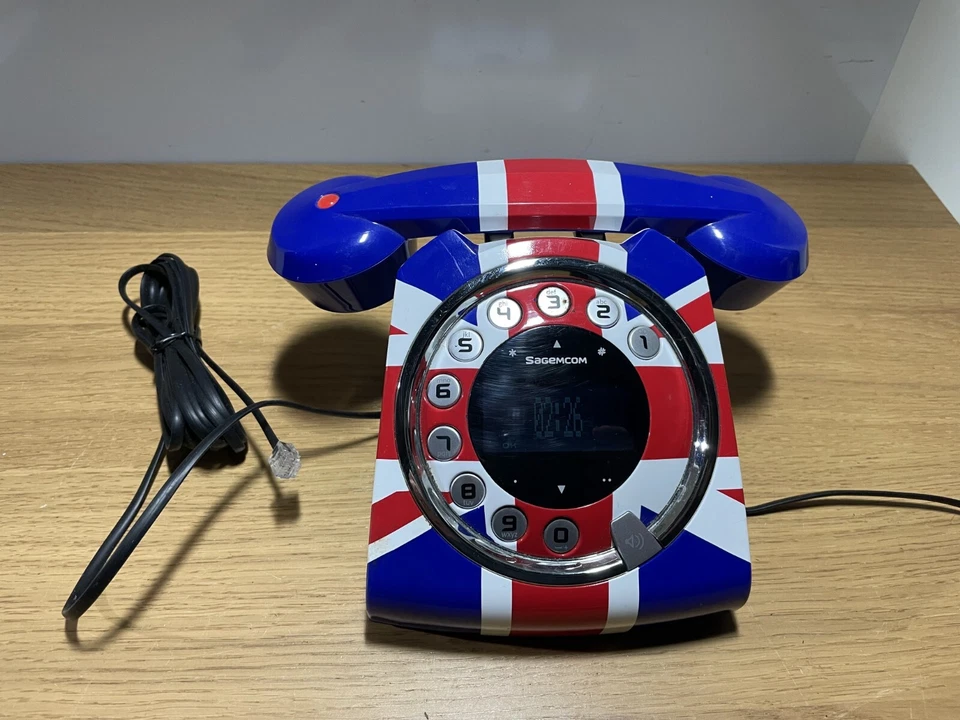 Telefono cordless Sagemcom Sixty Union Jack - non so se funzionante - Immagine 2 di 4