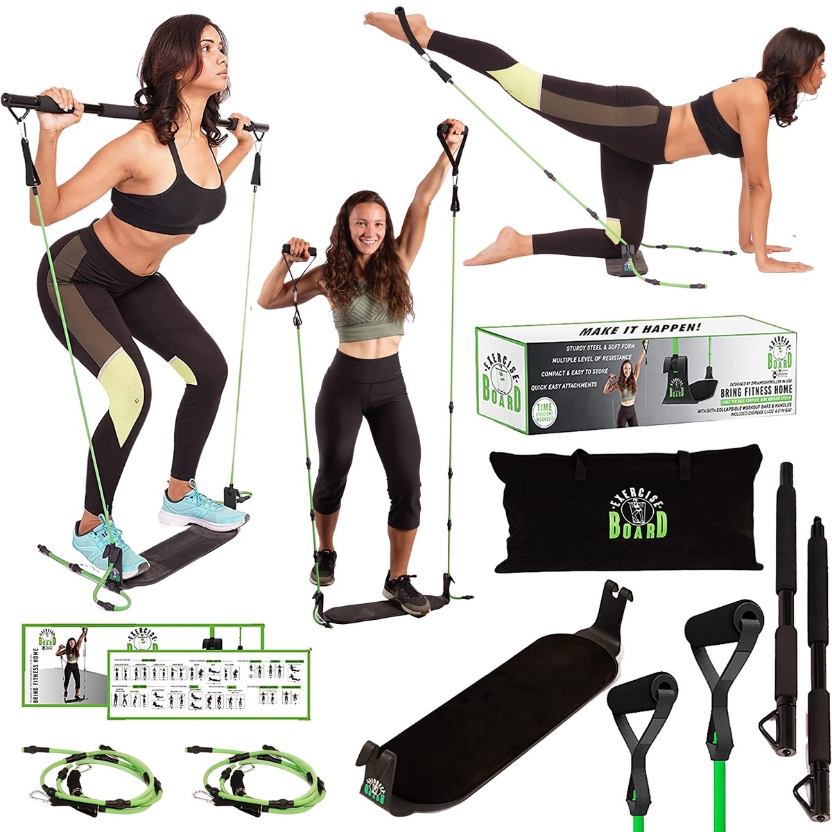 Portable Home Gym Equipment for Women Total Body Workout, EXERCISE BOARD