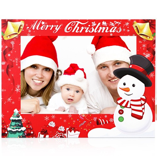 Fotorahmen KT Board Weihnachts-Fotokabinen-Requisite Weihnachts-Selfie-Zubehör - Bild 6 von 11