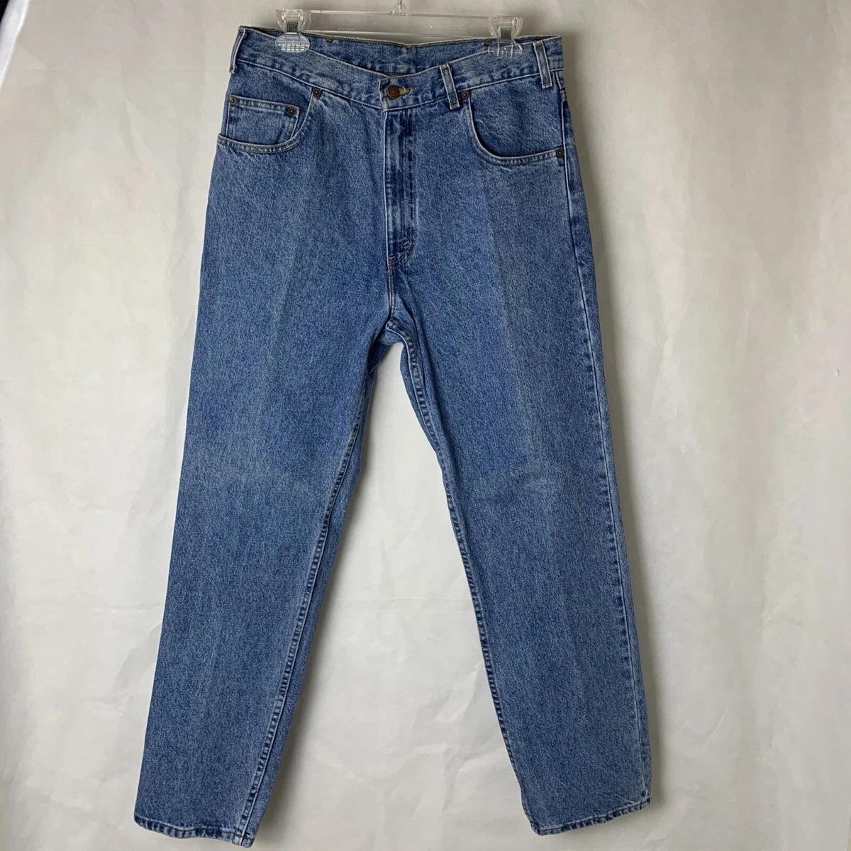 Vintage 1993 Arizona Baggy Jeans 34x32 Loose Fit Straight Leg Med Washed  Denim