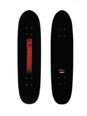 Supreme Cruiser Skate Deck Skateboard Black Red Motion Logo SS20