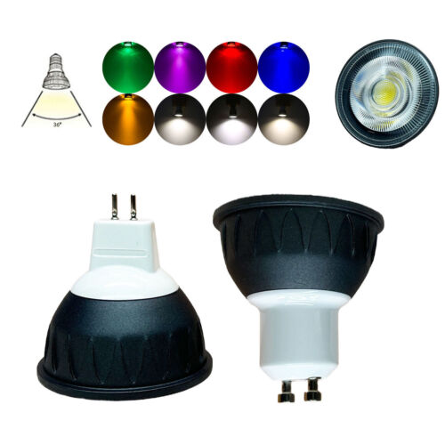 Dimmbarer COB LED Strahler GU10 MR16 10W 220V 12V 24V Spot Bulb Schwarzlicht - Bild 1 von 14