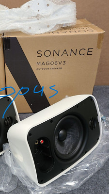 Sonance MAGO6V3 6.5''  2-Way Outdoor Speaker MAG06V3 (Each) White(Open Box) a