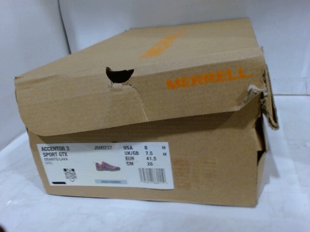Usate come nuove_Merrell J500237 scarpe da trekking uomo Accentor 3 Sport_granito lava_taglia 8