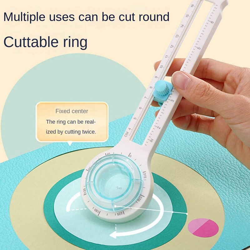 Round Cutting 360 Adjustable Circular Scrapbooking Cutters S2W19275