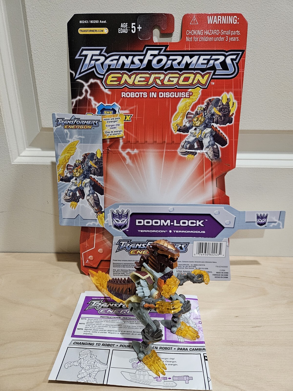 Transformers Energon DOOMLOCK OFFSHOOT Powerlinx Battles complete +instructions