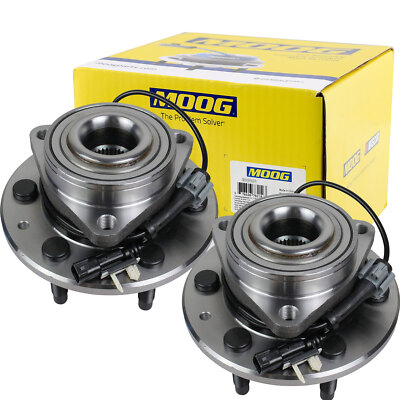 Moog Front Wheel Bearing Hub Pair For 4WD Chevy Silverado 1500 GMC Sierra 1500