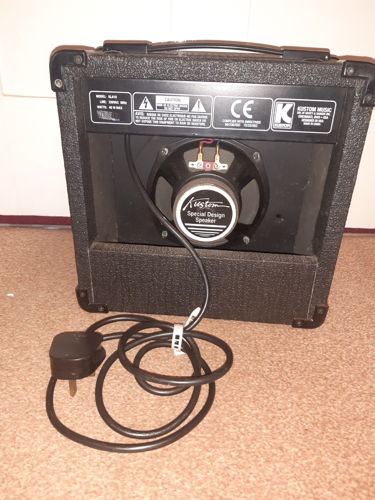 Kustom KLA10 40wt Lead Guitar Amp eBay