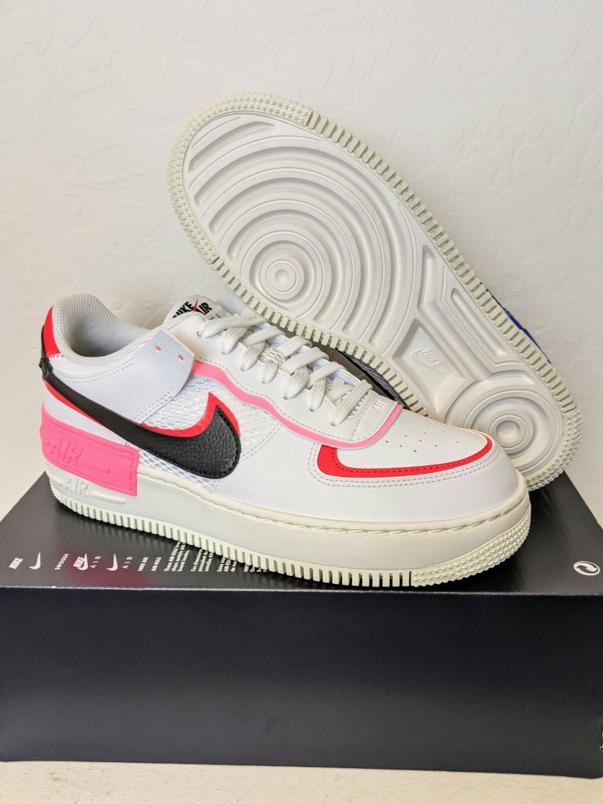 air force 1 shadow white multicolor