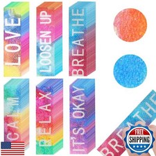 36 Pcs Anxiety Relief Sensory Strips - Calm Textured Fidget Stickers Kit for