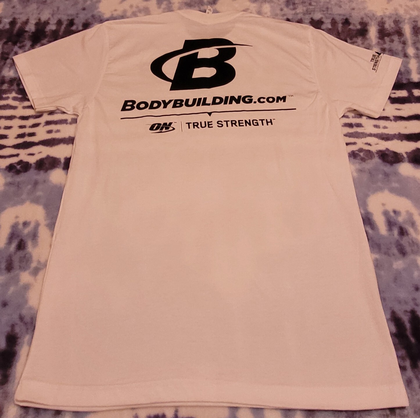 Shirt Mens Medium Black Logo Short Sleeve Workout