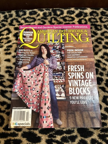 Better Homes And Gardens American Patchwork & Quilting Magazine Lot Of 3 - Picture 20 of 23