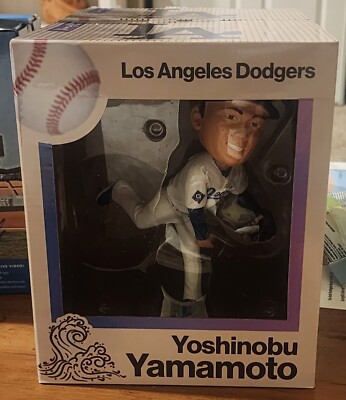 Yoshinobu Yamamoto Bobblehead Rookie June 13 2024 Los Angeles