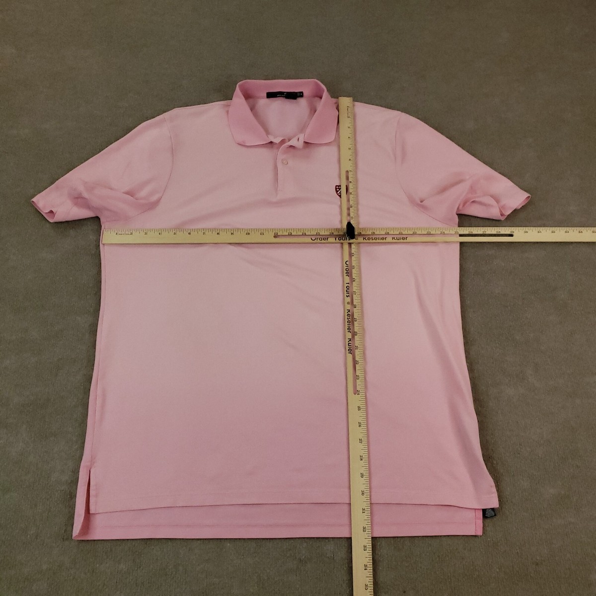 RLX Ralph Lauren Polo Shirt Mens Extra Large Pink Short Sleeve