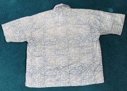Vintage Zero Gravity Men's Island Print Button up Shirt SZ Large - Picture 7 of 7