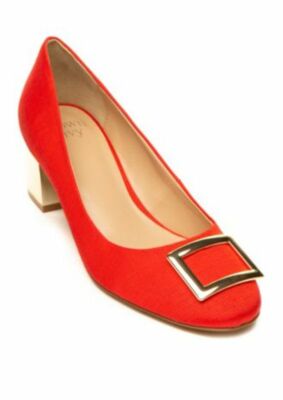 Crown & Ivy Beckie Pump Coastal Red and Gold Size 8, 8M Retail $75.00