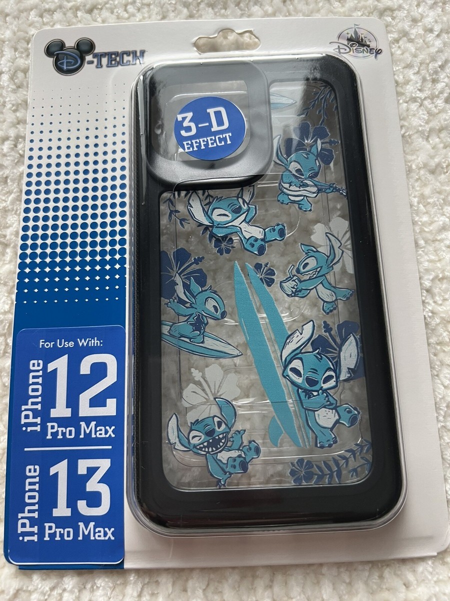 Disney Parks 3Dエフェクト iPhoneケース DISNEY PARKS STITCH Surf 3D EFFECT D-Tech iPHONE 12 PRO Max
