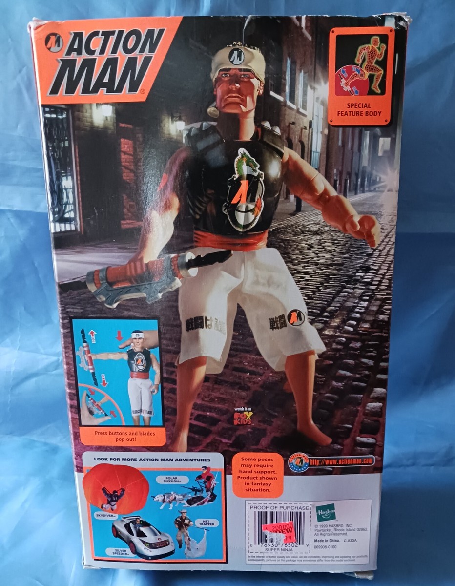 Action Man Super Ninja - Poupée articulée Hasbro vintage 1999