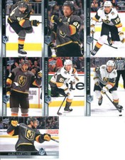 2020-21 Upper Deck Series 1 Vegas Golden Knights Team Set of 7 Cards
