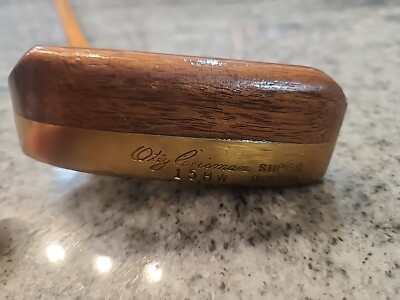 Putter Vintage Otey Crisman 15HW Super Deluxe - Bois De Hickory Et Laiton