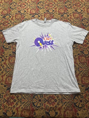 SUPER RARE Chex Quest Promotional T-Shirt Gray Large Video Game