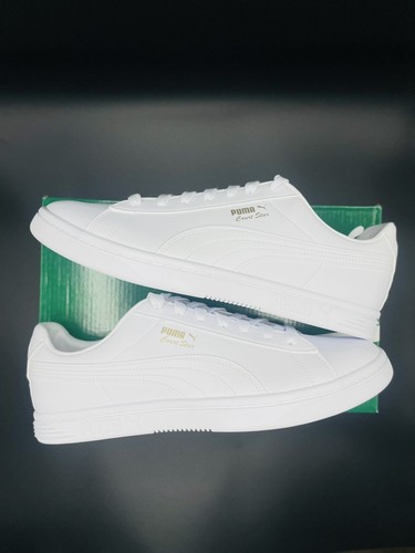 PUMA Court Star SL white gold Men's unisex Trainer size UK 8 US 9 EU 42 NEW - Picture 11 of 12