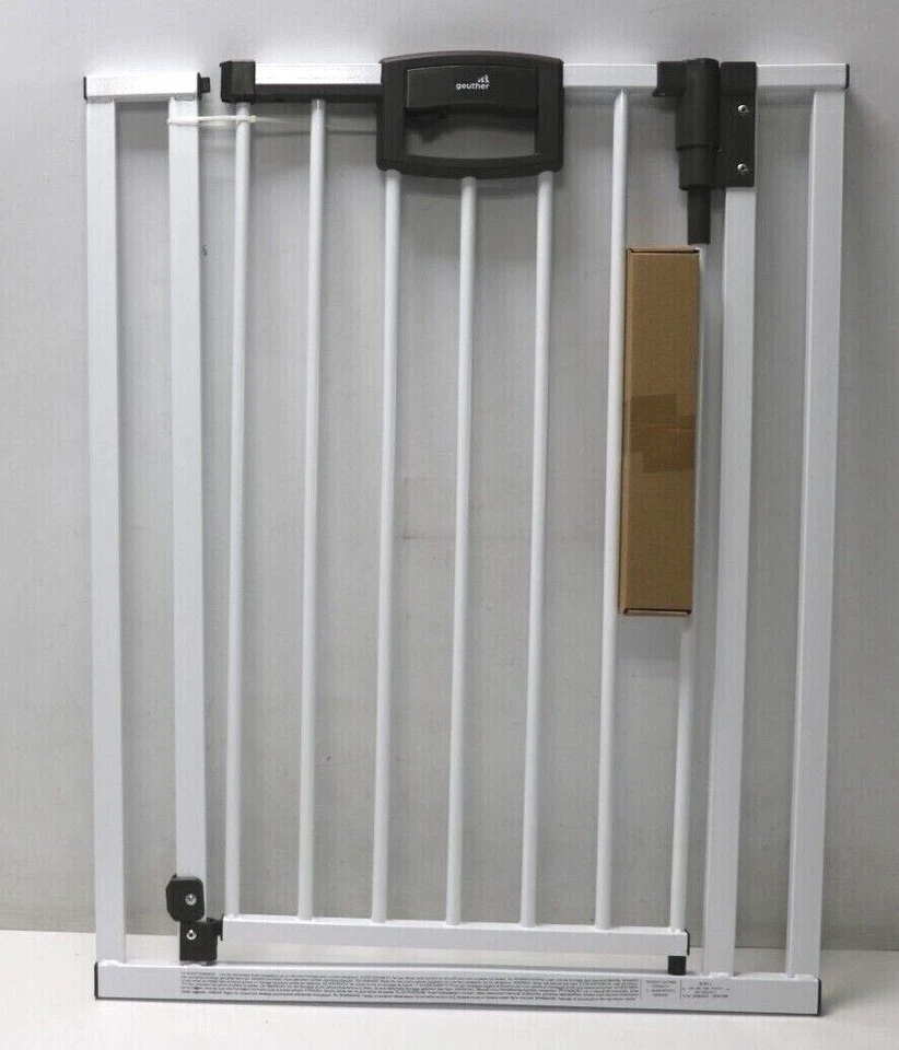 Geuther 4791+ Easylock Plus Türschutzgitter Passung: 68 cm - 76 cm, Metall, Weiß - Bild 3 von 4