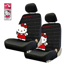 New 6pc Classic Hello Kitty Car Front Seat Covers Headrest Covers Air Fresheners New 6pc Classic Hello Kitty Car Front Seat Covers Headrest Covers Air Fresheners