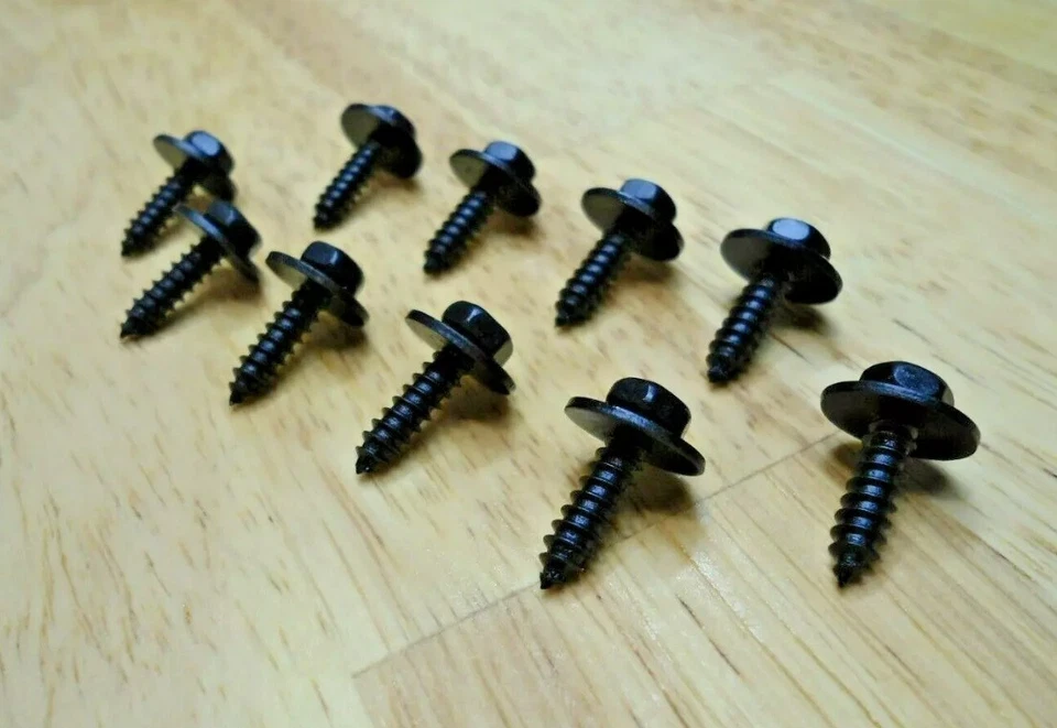 10 UNDER DASH/AIR DUCT/PANEL SCREWS! FOR DODGE RAM PICKUP RAMCHARGER TRUCK ETC - Image 3 of 4