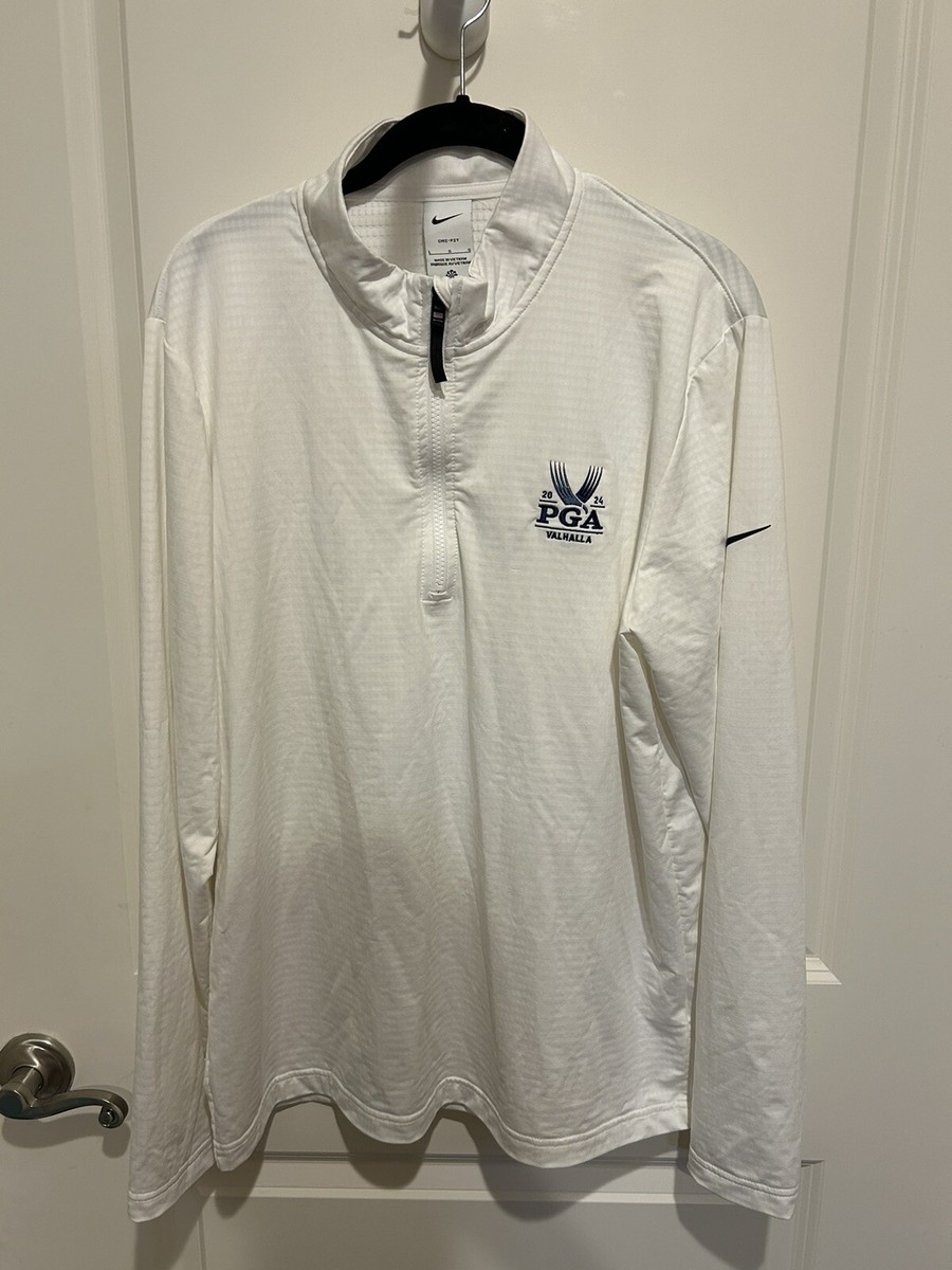 Nike White Large Quarter Zip 2024 PGA Valhalla | eBay