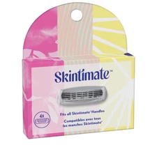 Skintimate 4 Blade Razor Refill Cartridges-4ct.-Fits All Skintimate Handles