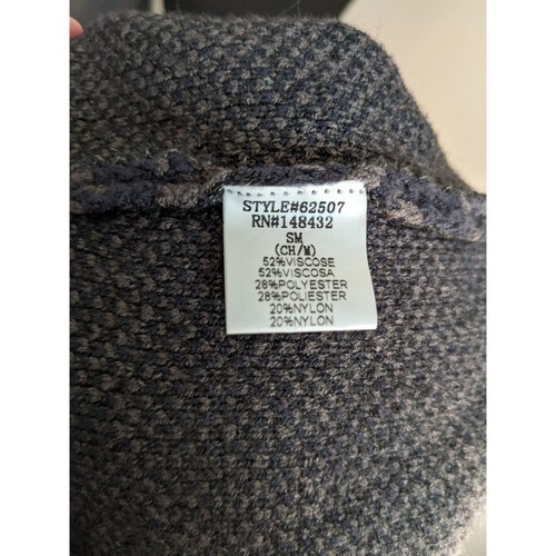 BeCool Boutique 2-Tone Gray Houndstooth Coatigan - S/M - Picture 9 of 10