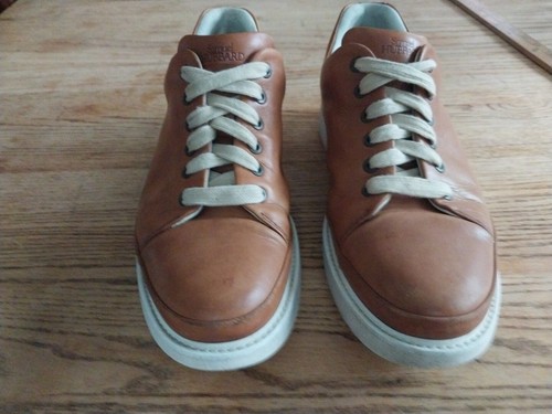 Samuel Hubbard Men’s 9.5 Dress Fast Sneakers Taupe Nubuck Leather Vibram Sole - Picture 4 of 7