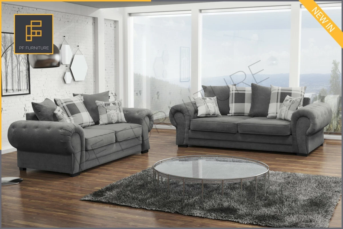 Sofa set with swivel chair deals