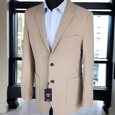 New Nordstrom Tech Smart Blazer 42L Trim Fit  Poly Elastine Recent