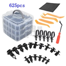 655pcs Auto Fastener Mixed Car Clips Bumper Trim Fender Rivet Push Pins Retainer