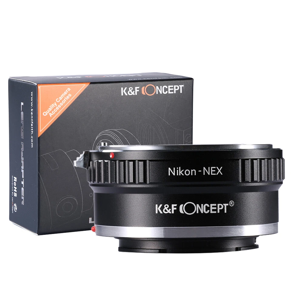 K&F Concept Lens Adapter Nikon AI AIS F Lens to Sony E a6000 a7R2 A7C A7R4 a1 - Image 3 of 4