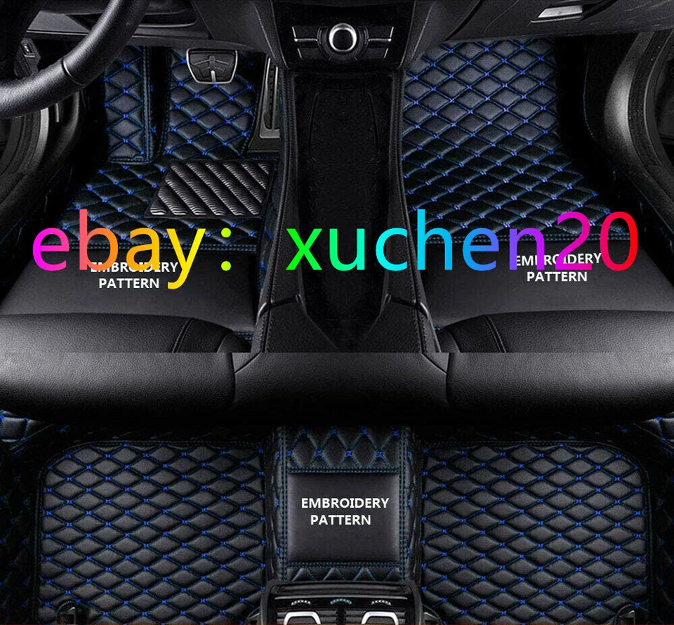 Alfombrillas impermeables de lujo personalizadas para Mercedes-Benz 1990-2026 delanteras traseras Foto 2 de 4