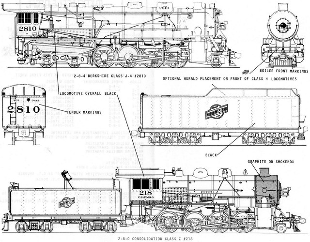 HO Scale Microscale 8789 Chicago & North Western Steam