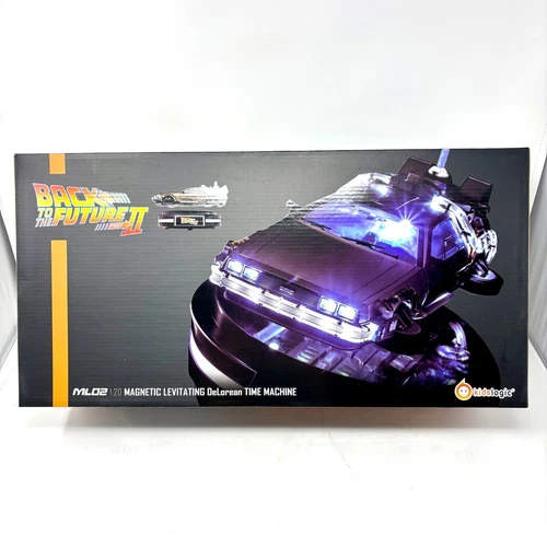 Back To The Future Part II 1/20 Magnetic Floating DeLorean Time Machine NEW