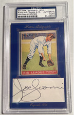 2013 HA Originals 1933 Goudey HOF JOE CRONIN Cut Auto 9/10 #189