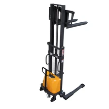 APOLLOLIFT Semi-electric Stacker 3300lb Straddle legs 118" Lift for EU/US Pallet