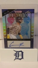 2023 Leaf Vivid Tecnicolor ETHAN SALAS AUTO 4/7 PADRES TOP PROSPECT