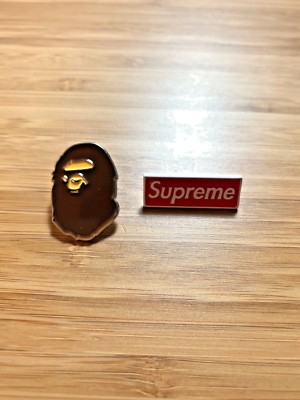 supreme enamel pin