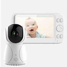 5 inch 2.4G Wireless Baby Monitor  Camera and Night Vision Temperature Alarm EM