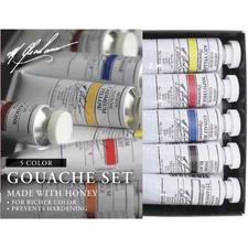 M. Graham Tube Gouache Primary 5 Color Set